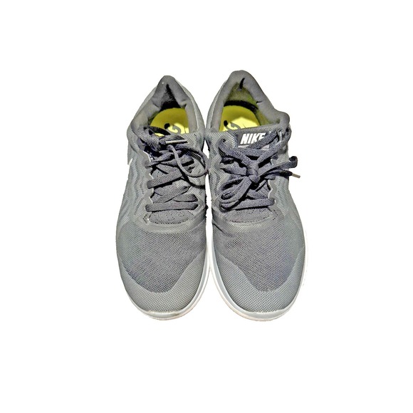 WOMENS 7.5 NIKE FREE 4.0 FLYKNIT RUNNING SHOES BLACK WHITE ACTIVEWEAR - Picture 2 of 5